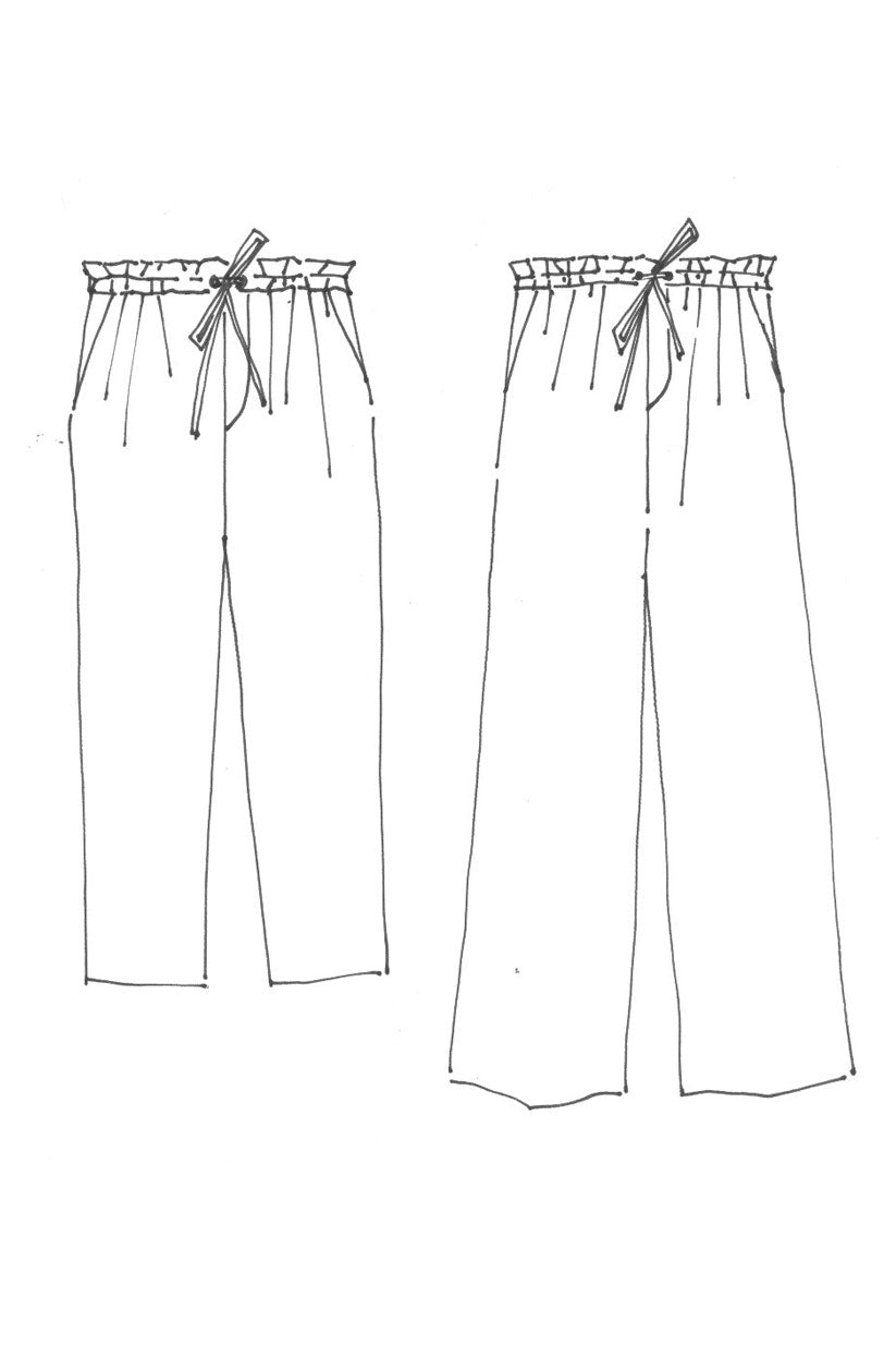 101 Trouser Pattern - UK 8 - 18 (US 4 - 14) - homesewn