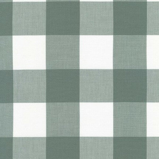 2" Windowpane Plaid - Shale - Kitchen Window Wovens - homesewn