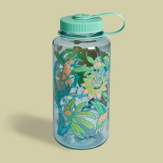 32oz Nalgene: Hummingbirds - homesewn