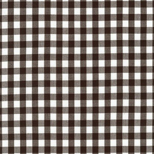 3/8" Windowpane Plaid - Espresso - Kitchen Window Wovens - homesewn