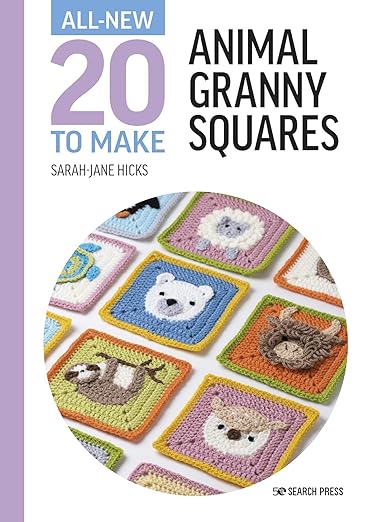 20 Crochet Granny Squares, Granny Squares, Crochet Motif, Granny