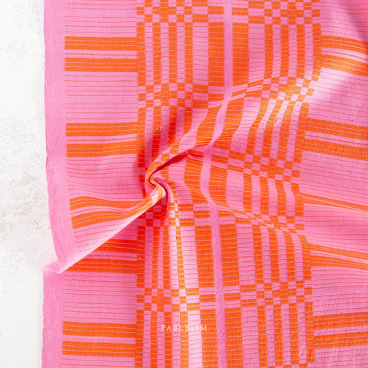 Astrid Weave in Pink/Red - homesewn