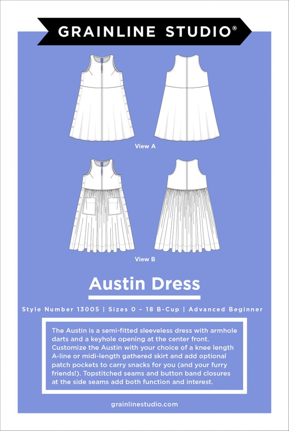 Austin Dress Pattern - homesewn