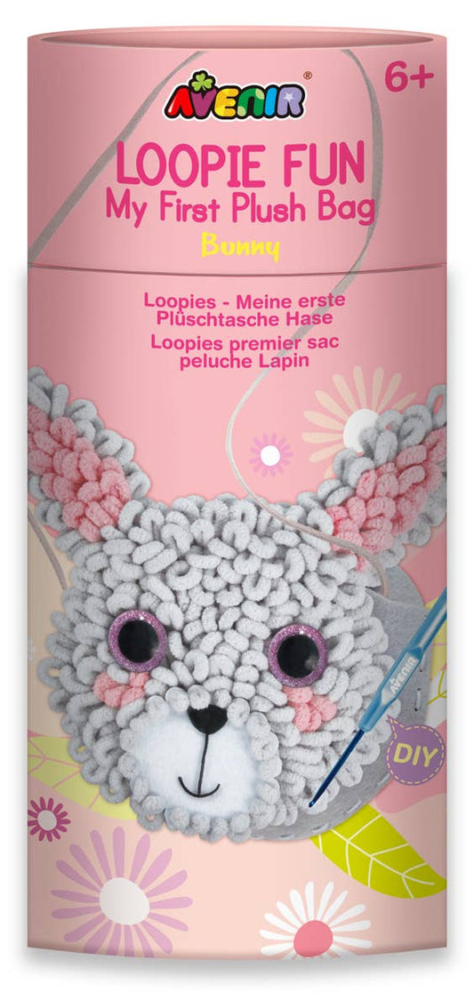 Avenir - Loopie Fun Plush Bag BUNNY - homesewn