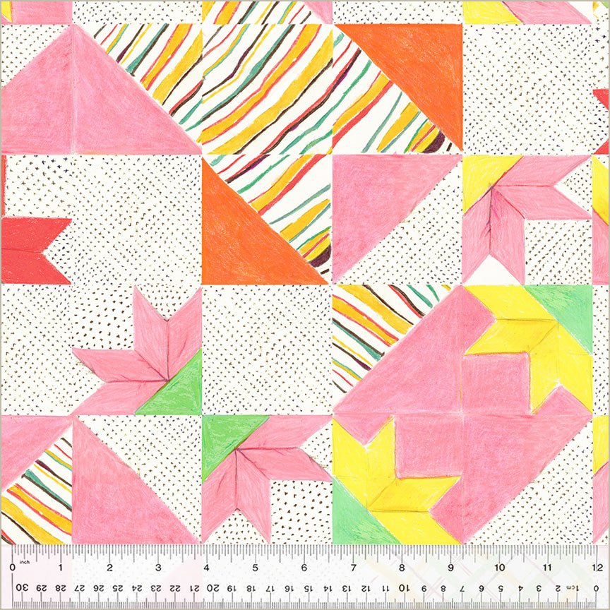 Bee's Quilt - By Hand - Heather Ross - homesewn