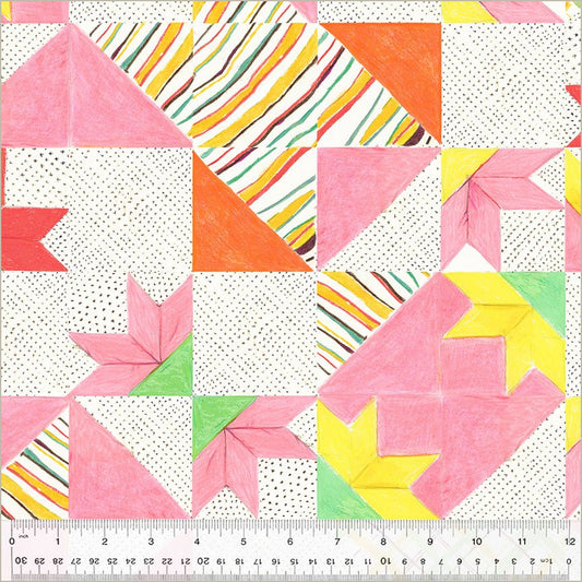 Bee's Quilt - By Hand - Heather Ross - homesewn