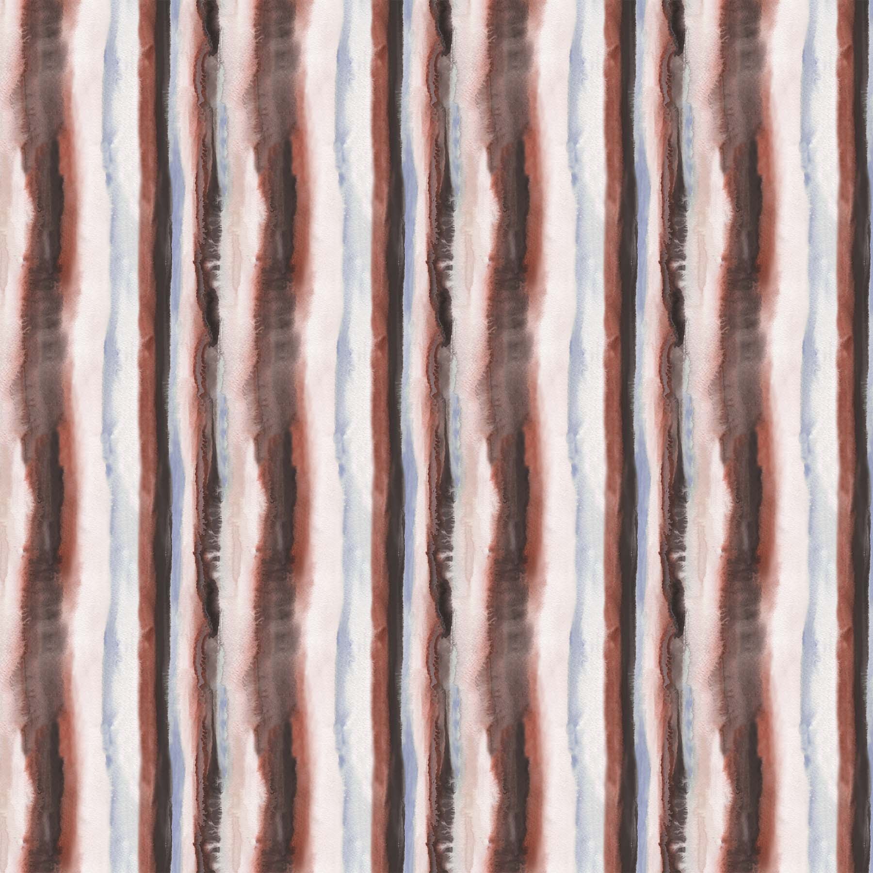 Blurred Stripes - Brown - Galaxies - homesewn