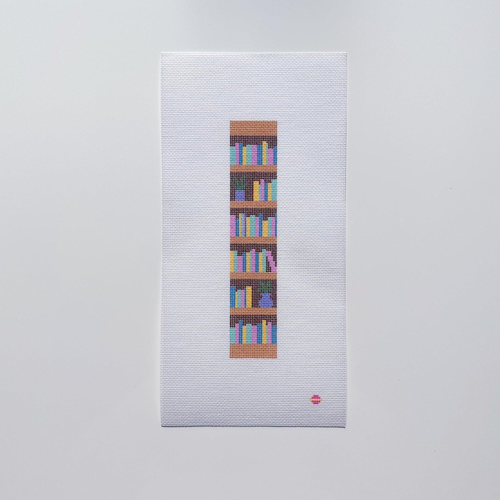 Bookish Bookmark Canvas 18 mesh - homesewn