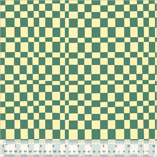 Checker - Agave Vanilla Custard - Kaleidoscope - homesewn