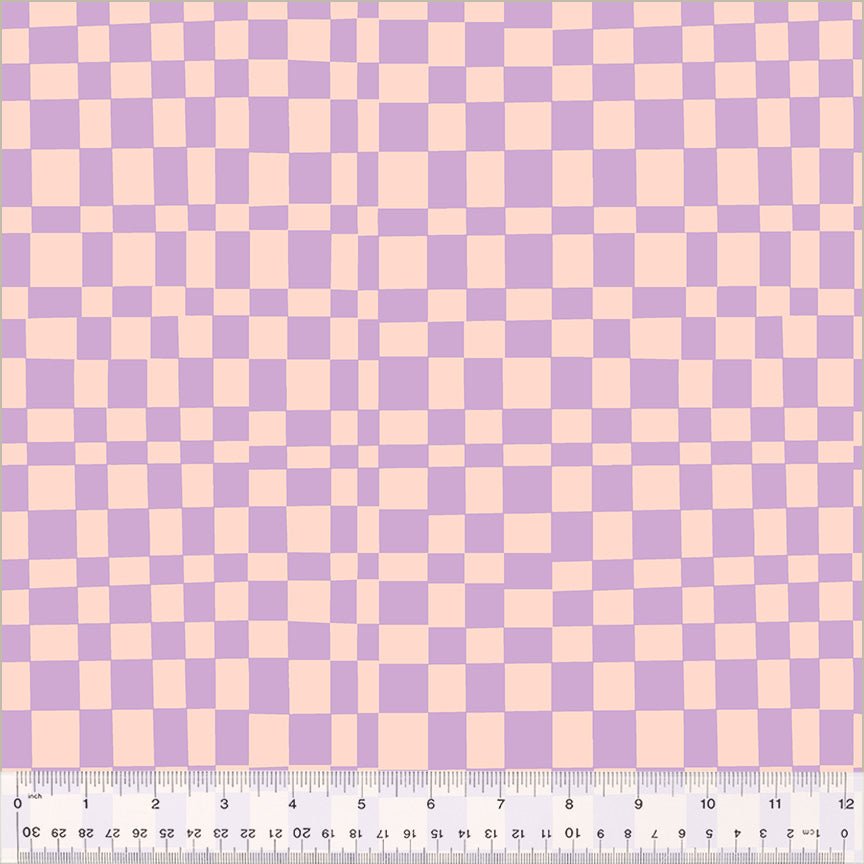 Checker - Blush Vervain - Kaleidoscope - homesewn