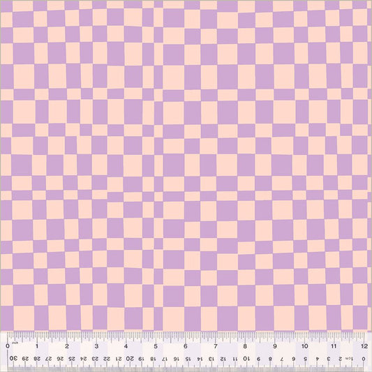 Checker - Blush Vervain - Kaleidoscope - homesewn