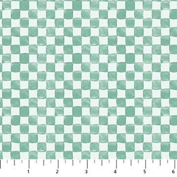 Checkerboard - Mint - Figo Quilting Cotton - homesewn