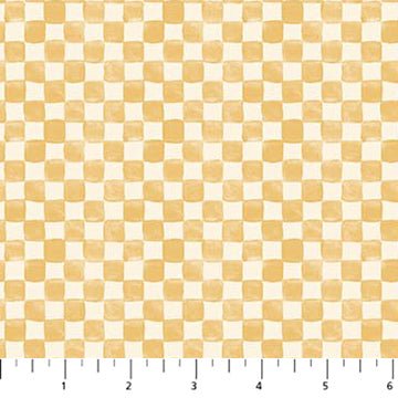 Checkerboard - Yellow - Figo Quilting Cotton - homesewn