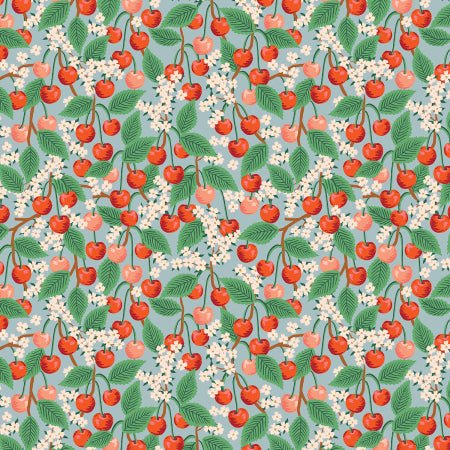 Cherry Blossom - Light Blue - Rifle Paper Co. Orchard - homesewn