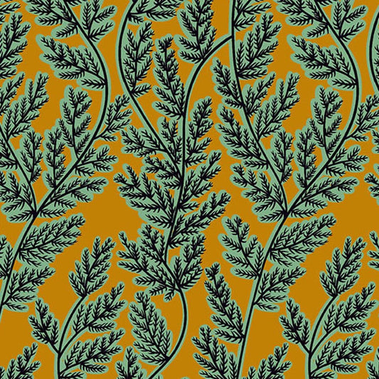 Chonky Ferns - Gold - Oracle - homesewn