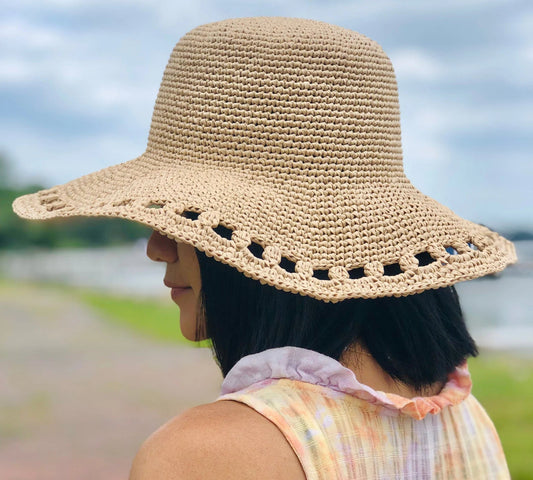 Crochet Summer Sun Hat Class - homesewn