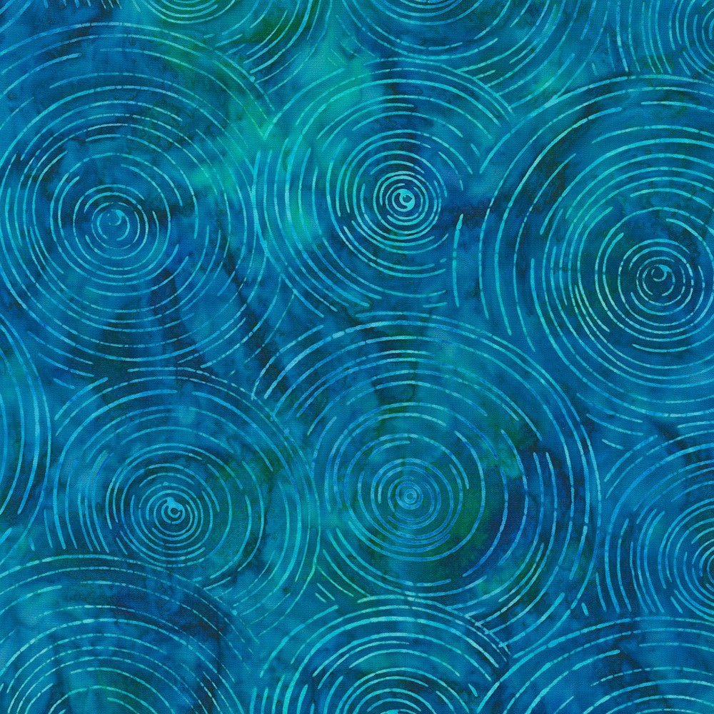 Curves Batik - Ocean - Interstellar Batiks - homesewn