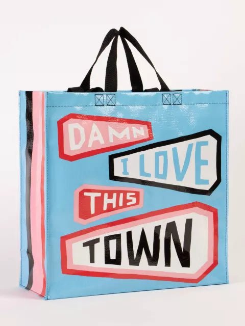 Damn I Love This Town Shopper Tote - homesewn