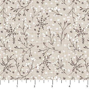 Ditsy Floral - Cream - Grasslands - homesewn