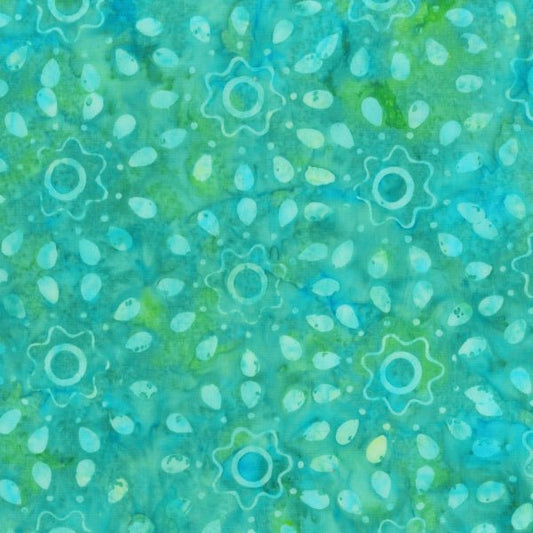 Dynamic Petals Batik - Ocean - Sweet Wish - homesewn