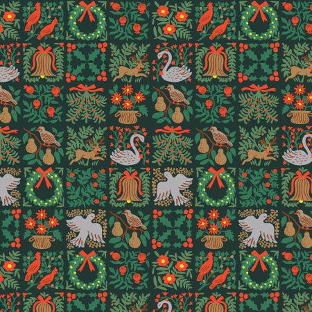 Ê Holiday Classics - Holiday Tapestry - Evergreen Fabric - homesewn