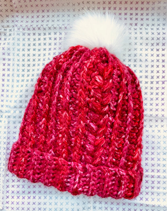 Easy Crochet Ribbed Hat Class - homesewn