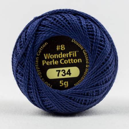 Eleganza 8wt 5 - Gram Solid Perle Cotton Ball 42yd - homesewn