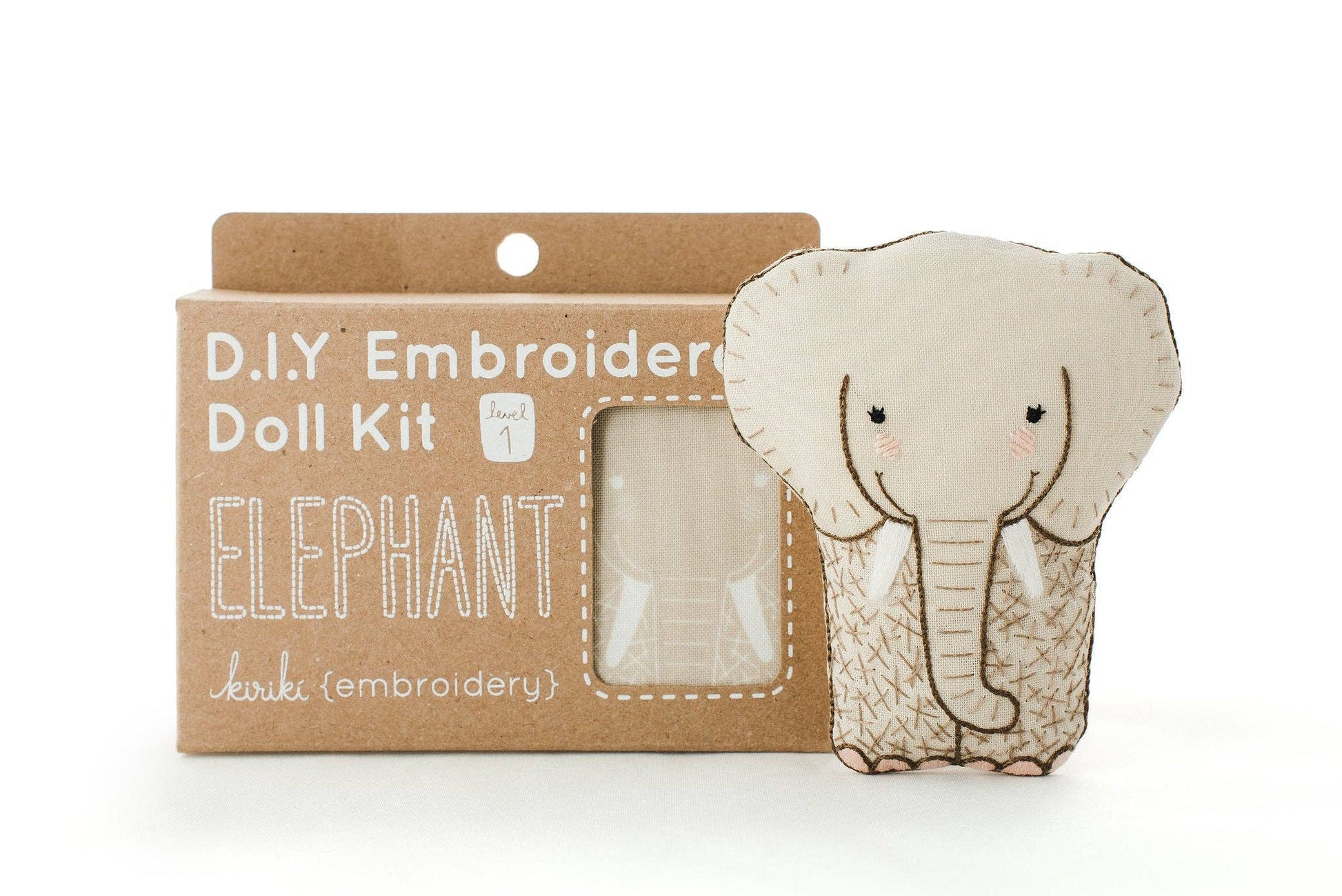 Elephant - Embroidery Kit - homesewn