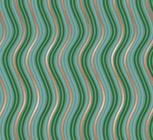 Elixir - Wavelength - Succulent Turquoise METALLIC - homesewn