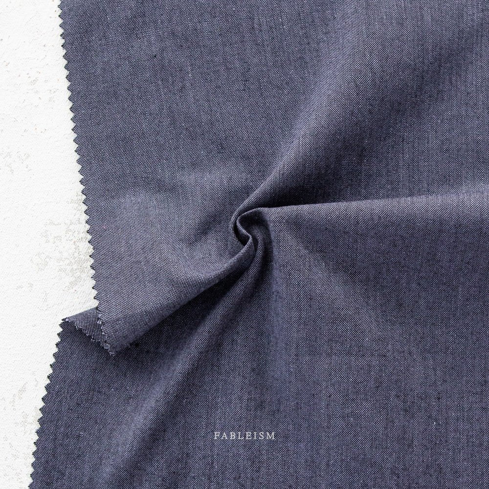 Everyday Chambray Nocturne - Galaxy - Fableism 140gsm - homesewn