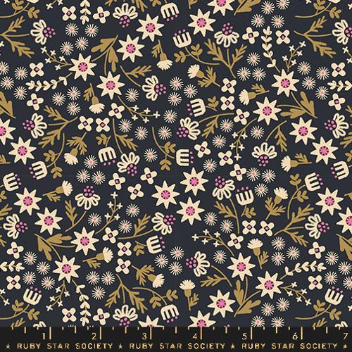 Favorite Flowers - Black - Favorite Flowers - homesewn