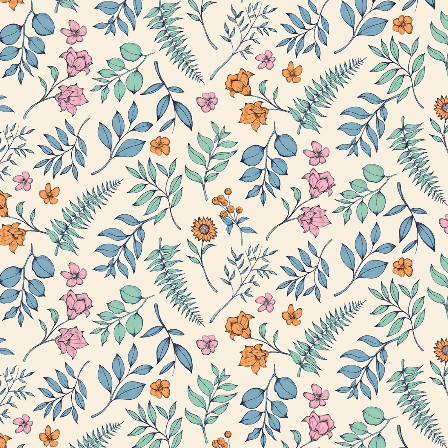 Floral Dream - Vanilla - Terrain of Thought - homesewn