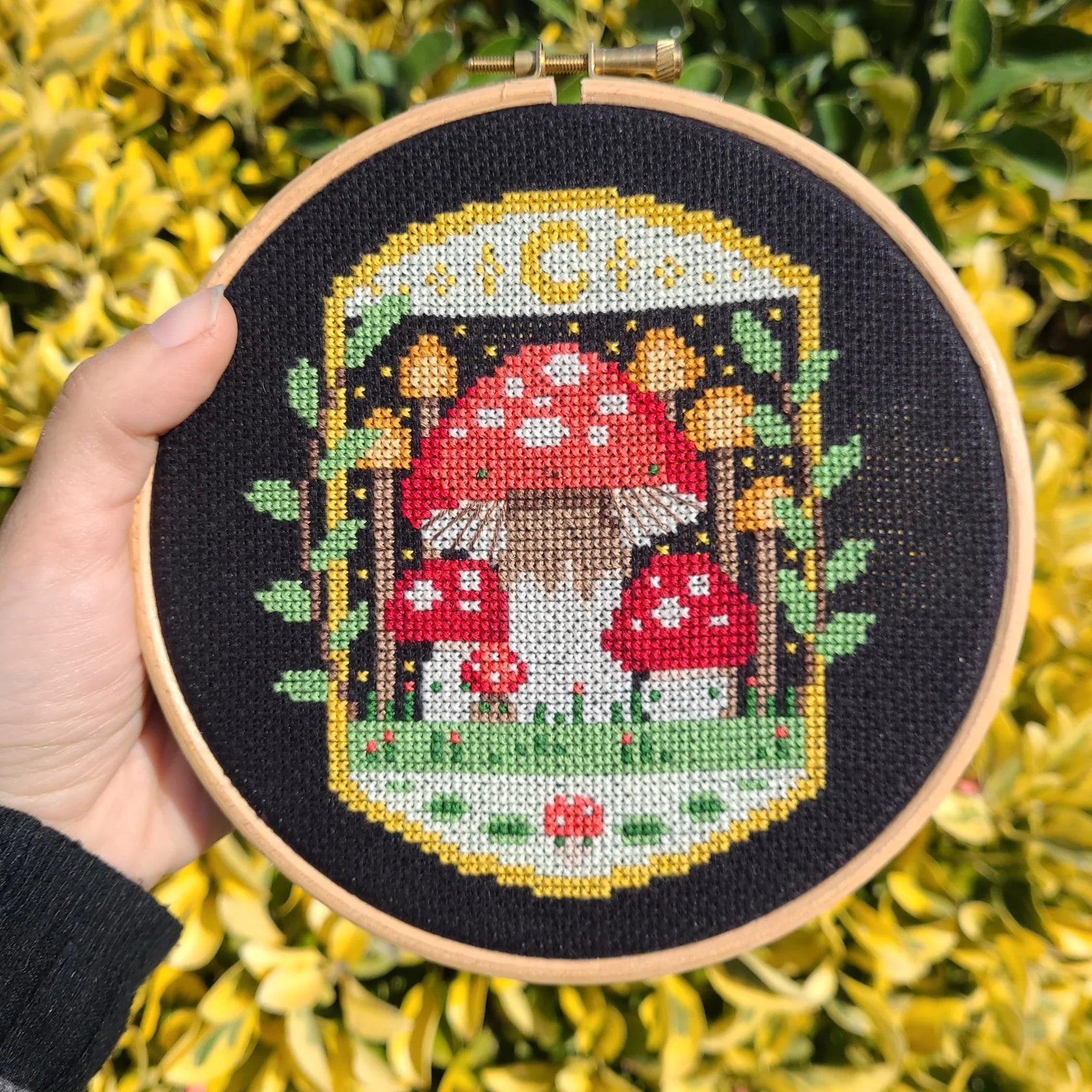 Forest Fungi Cross Stitch Kit - homesewn