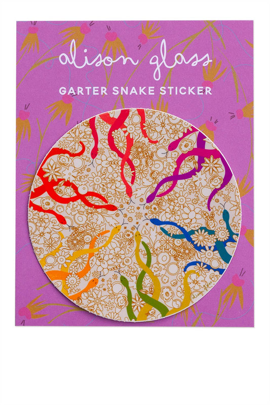 Garter Snake Sticker - homesewn