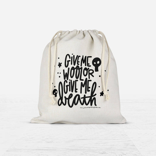 Give Me Wool... / Drawstring Project Bag - homesewn