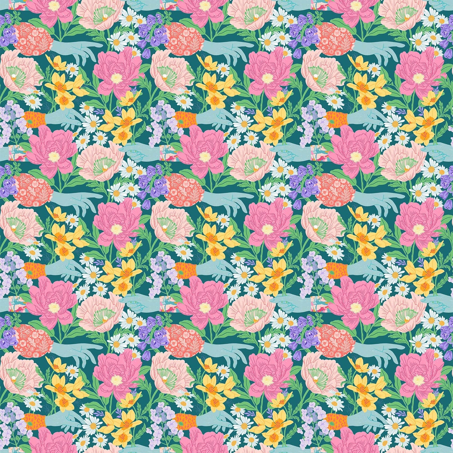 Hand & Floral - Dreamscape - 90562 - 68 - homesewn