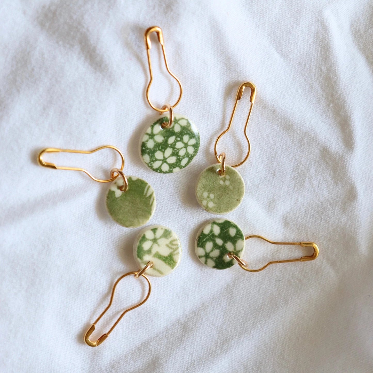 Handmade Ceramic Stitch Markers - homesewn