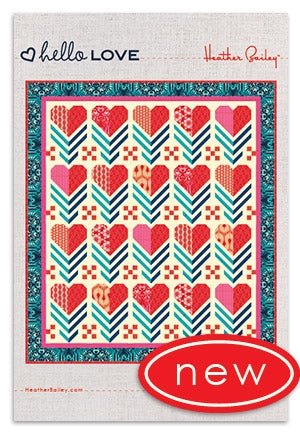 Hello Love Quilt Pattern - homesewn