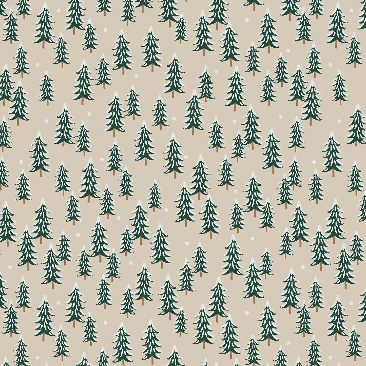 Holiday Classics - Fir Tree - Linen color - homesewn