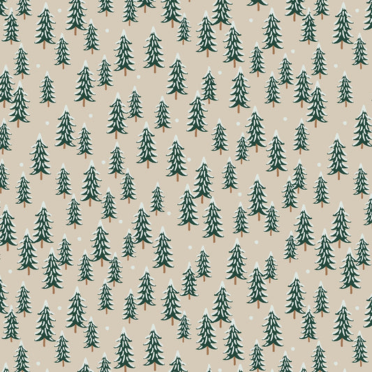 Holiday Classics - Fir Tree - Linen color - homesewn