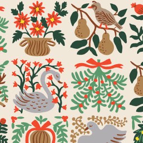 Holiday Classics - Holiday Tapestry - Cream Fabric - homesewn