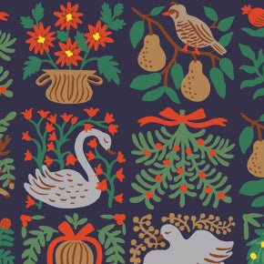 Holiday Classics - Holiday Tapestry - Navy Fabric - homesewn