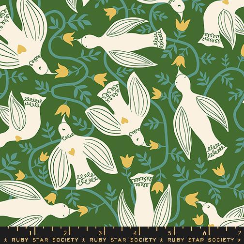 Hummingbirds - Sarah Green - Endpaper - homesewn