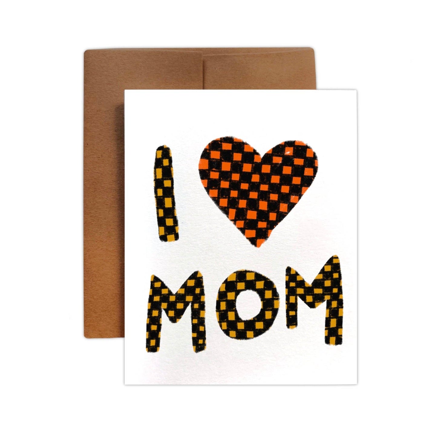 I HEART MOM Card - homesewn