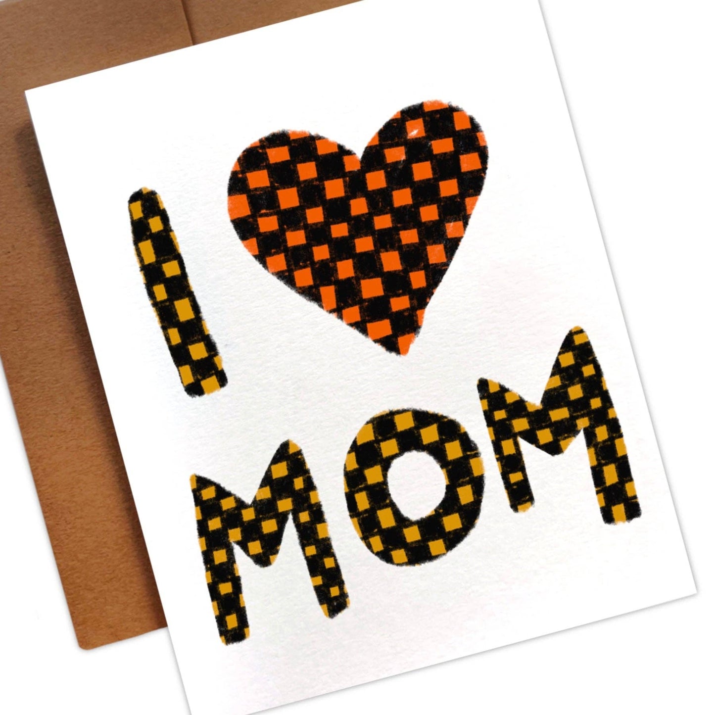 I HEART MOM Card - homesewn