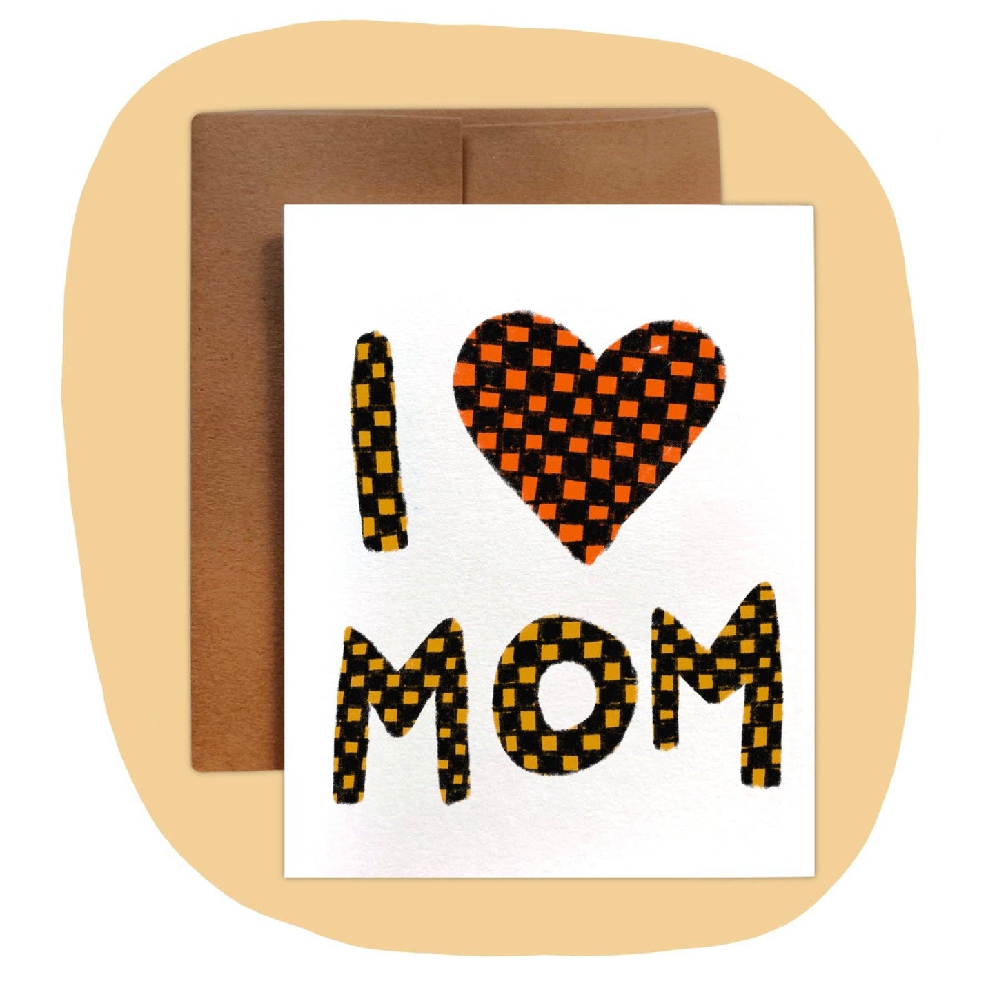 I HEART MOM Card - homesewn