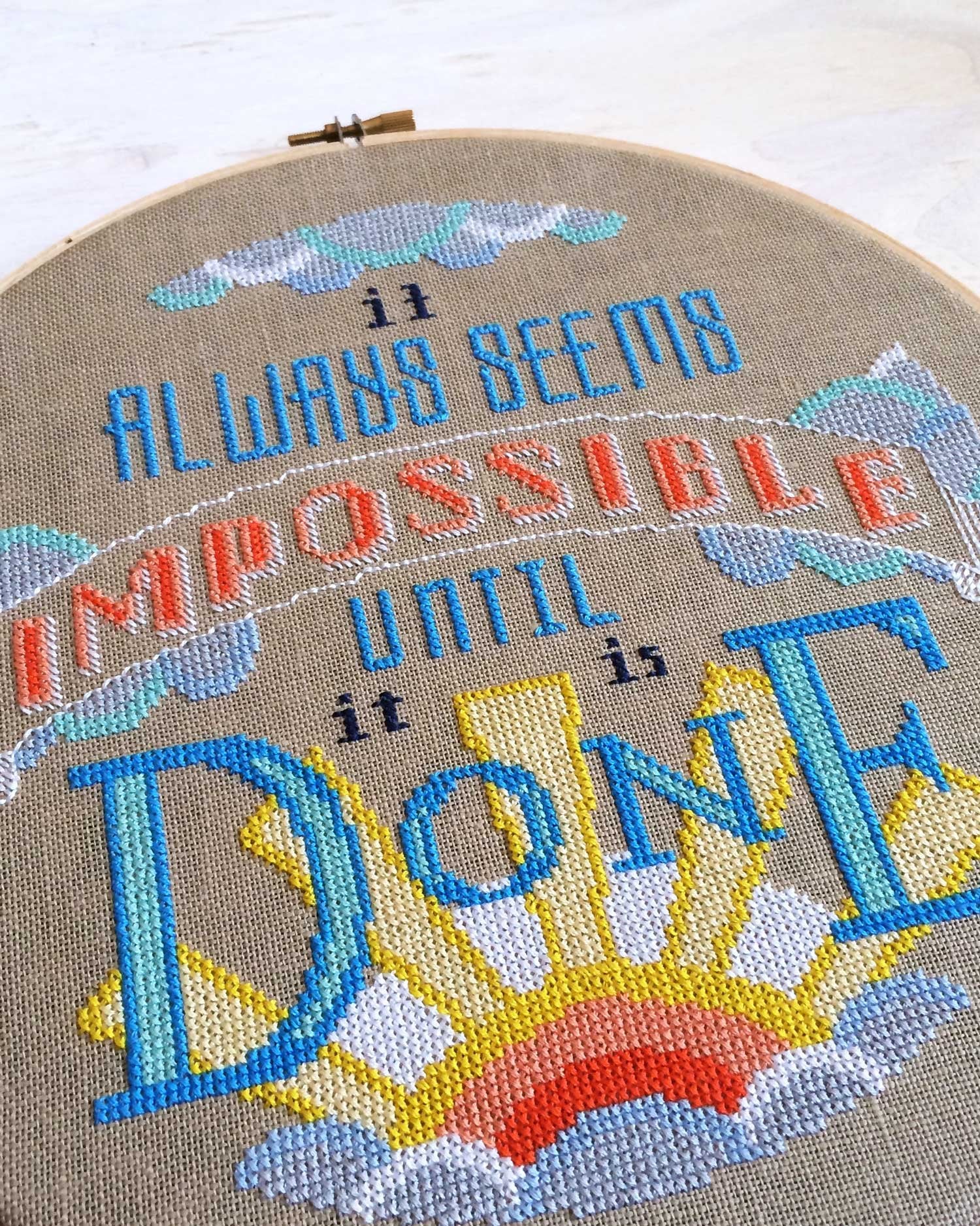 Impossible Cross Stitch Pattern - homesewn