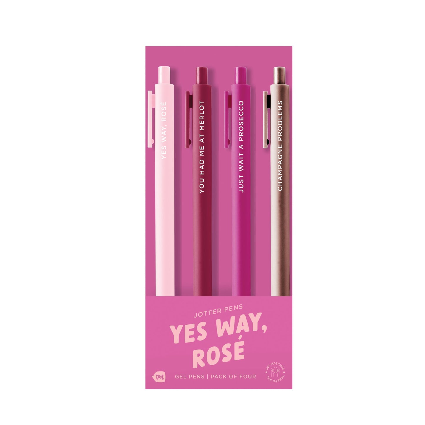 Jotter Sets 4 Pack: Yes Way Rosé - homesewn