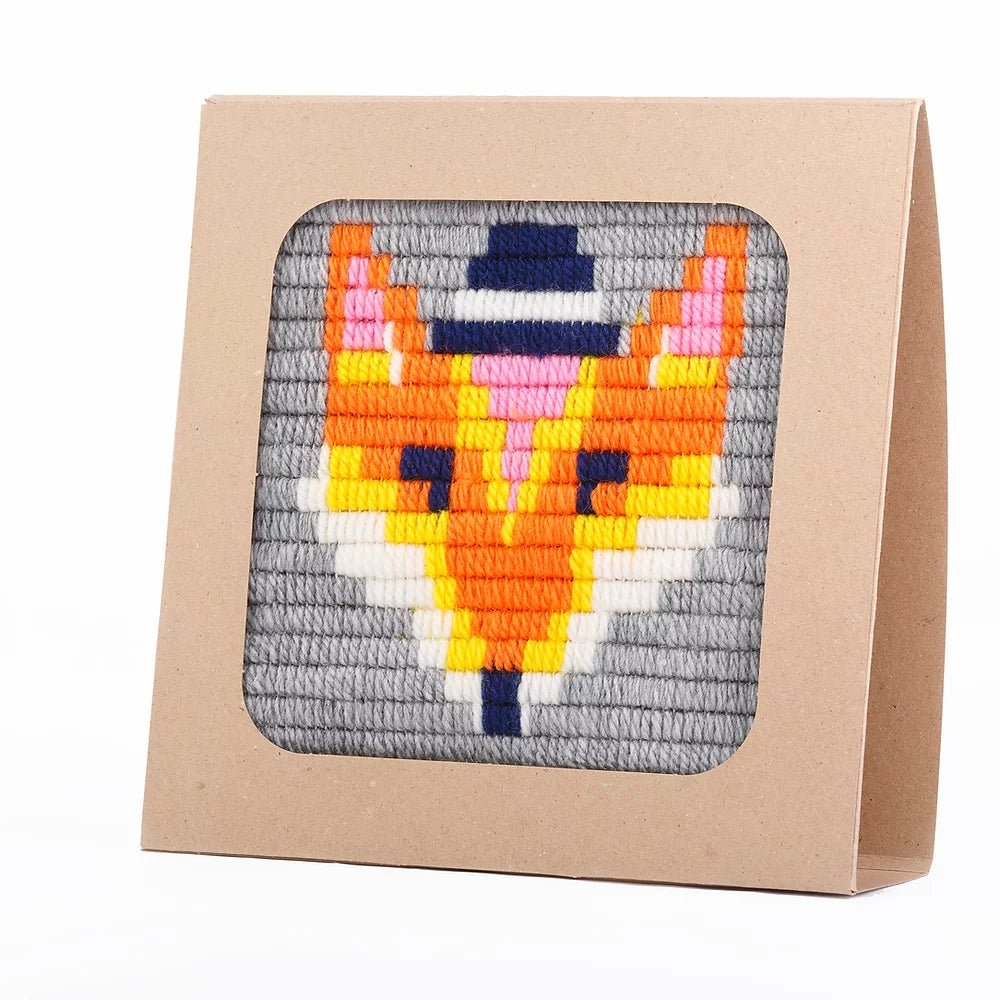 Kids Needlepoint Kit - Fox - homesewn