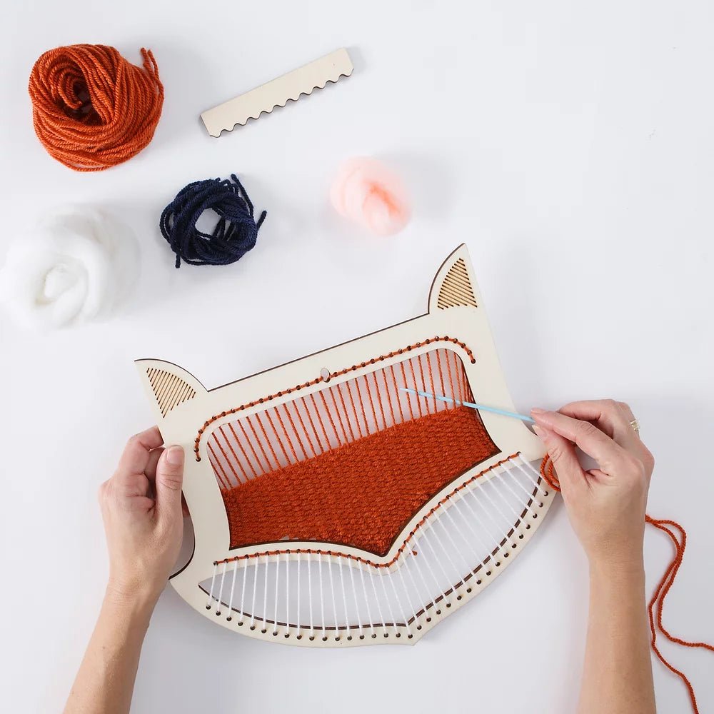 Kids Weaving Kit - Fox - homesewn